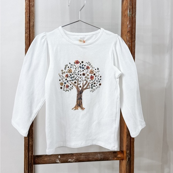 NWT Ettie + H Sadie Floral Tree Long Sleeve Tee - 5T - Picture 1 of 7